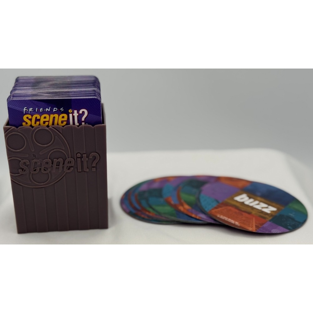 Friends Scene It? Full Set of Trivia Cards and Buzz Cards - Counted